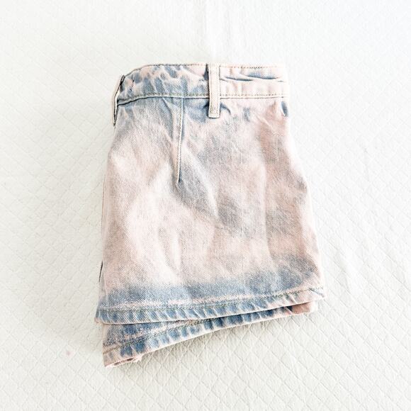 We the Free Gala Vanting Low Rise Mini Skort Cotton Candy Denim Jean Size 27 NWT - Picture 6 of 7